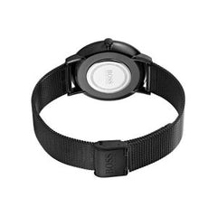 Hugo Boss Men’s Quartz Stainless Steel Black Dial 40mm Watch 1513542