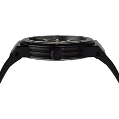 Ferragamo Men’s Swiss Made Quartz Black Silicone Strap Black Dial 44mm Watch SFHY01622