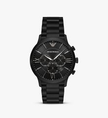 Emporio Armani Men’s Quartz Stainless Steel Black Dial 46mm Watch AR1895