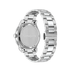 Ferragamo Men’s Swiss Made Quartz Silver Stainless Steel Green Dial 42mm Watch SFKZ00423