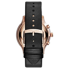 Emporio Armani Men’s Quartz Leather Strap Black Dial 43mm Watch AR1792