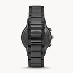 Emporio Armani Men’s Chronograph Stainless Steel Black Dial 43mm Watch AR2485