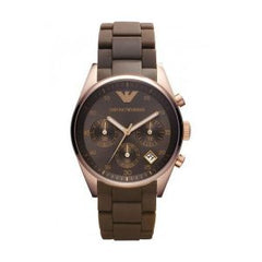 Emporio Armani Men’s Chronograph Quartz Brown Dial 38mm Watch AR5891
