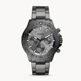 Fossil Men’s Chronograph Grey Stainless Steel Grey Dial 45mm Watch BQ2491