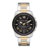 Michael Kors Men’s Quartz Two-tone Stainless Steel Black Dial 44mm Watch MK8901