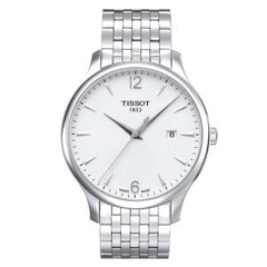 TISSOT Men’s Quartz Swiss Made Stainless Steel White Dial 42mm Watch T063.610.11.037.00