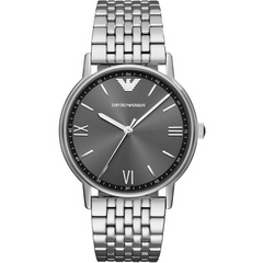 Emporio Armani Men’s Quartz Stainless Steel Grey Dial 41mm Watch AR11068