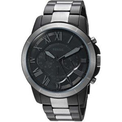 Fossil Men’s Quartz Stainless Steel Black Dial 44mm Watch FS5269