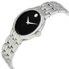Movado Men’s Quartz Swiss Made Stainless Steel Black Dial 38mm Watch 0606337