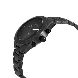 Hugo Boss Men’s Chronograph Quartz Stainless Steel Black Dial 42mm Watch 1513581