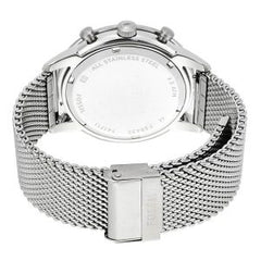 Fossil Men’s Chronograph Quartz Silver Stainless Steel White Dial 44mm Watch FS5382