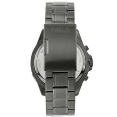 Fossil Men’s Chronograph Quartz Grey Stainless Steel Grey Dial 44mm Watch FS5621