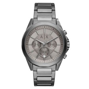 Armani Exchange Men’s Quartz Grey Stainless Steel Grey Dial 44mm Watch AX2603