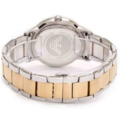 Emporio Armani Men’s Quartz Stainless Steel Silver Dial 38mm Watch AR2450