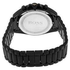 Hugo Boss Men’s Chronograph Quartz Stainless Steel Black Dial 45mm Watch 1513277 Comes with Hugo Boss Packaging