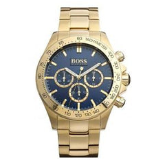 Hugo Boss Men’s Chronograph Quartz Stainless Steel Blue Dial 44mm Watch 1513340