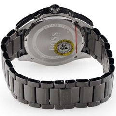 Hugo Boss Men’s Chronograph Quartz Stainless Steel Grey Dial 44mm Watch 1513364