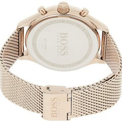 Hugo Boss Men’s Quartz Stainless Steel Black Dial 44mm Watch 1513548