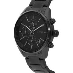Hugo Boss Men’s Quartz Stainless Steel Black Dial 44mm Watch 1513676