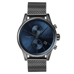 Hugo Boss Men’s Chronograph Stainless Steel Black Dial 44mm Watch 1513712