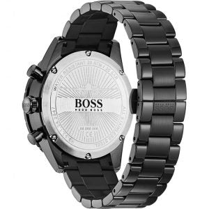 Hugo Boss Men’s Quartz Black Stainless Steel Black Dial 44mm Watch 1513771