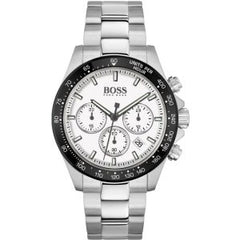Hugo Boss Men’s Chronograph Quartz Stainless Steel White Dial 43mm Watch 1513875