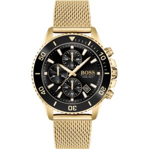 Hugo Boss Men’s Quartz Stainless Steel Grey Dial 44mm Watch 1513715