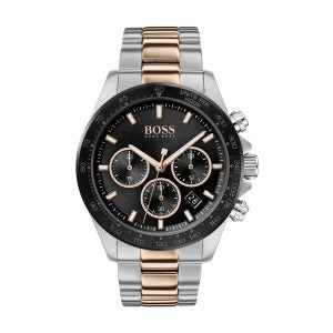 Hugo Boss Men’s Analog Stainless Steel Black Dial 45mm Watch 1513757