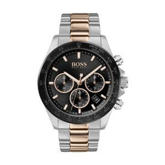 Hugo Boss Men’s Analog Stainless Steel Black Dial 45mm Watch 1513757