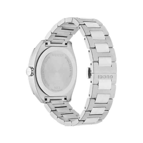 Gucci Men’s Swiss Made Quartz Stainless Steel Blue Dial 41mm Watch YA142303