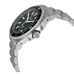 Gucci Men’s Swiss Made Quartz Stainless Steel Black Dial 40mm Watch YA136301
