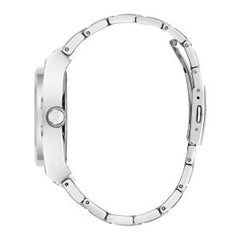 Guess Men’s Quartz Silver Stainless Steel Blue Dial 43mm Watch GW0624G1