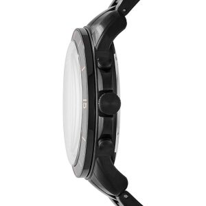 Fossil Men’s Chronograph Quartz Black Stainless Steel Black Dial 44mm Watch FS5374