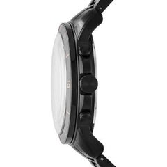Fossil Men’s Chronograph Quartz Black Stainless Steel Black Dial 44mm Watch FS5374