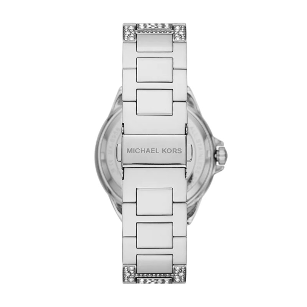 Michael Kors Women’s Quartz Silver Pave Stainless Steel Silver Dial 42mm Watch MK6957