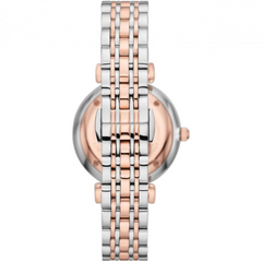 Emporio Armani Women’s Quartz Two-tone Stainless Steel Silver Dial 32mm Watch AR11537