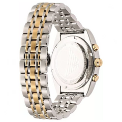 Emporio Armani Men’s Quartz Two-tone Stainless Steel Silver Dial 43mm Watch AR0396