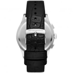 Emporio Armani Men’sQuartz Black Leather Strap Black Dial 42mm Watch AR11530
