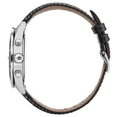 Hugo Boss Men’s Quartz Black Leather Strap Black Dial 42mm Watch 1513579