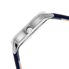 Armani Exchange Men’s Quartz Blue Leather Strap Blue Dial 42mm Watch AX2746