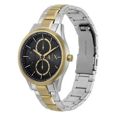 Armani Exchange Men’s Quartz Two Tone Stainless Steel Black Dial 42mm Watch AX1865