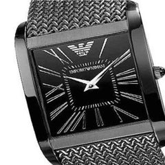 Emporio Armani Men’s Quartz Stainless Steel Black Dial 36mm Watch AR2028