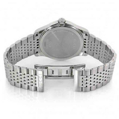 Gucci Men’s Swiss Made Quartz Silver Stainless Steel Silver Patterned Dial 38mm Watch YA126404