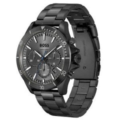Hugo Boss Men’s Quartz Black Stainless Steel Black Dial 45mm Watch 1514058