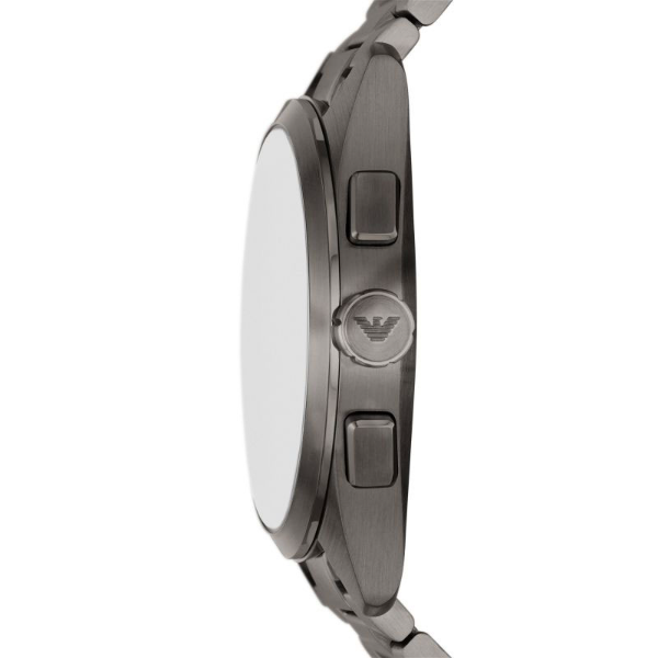 Emporio Armani Men’s Quartz Grey Stainless Steel Blue Dial 42mm Watch AR11481