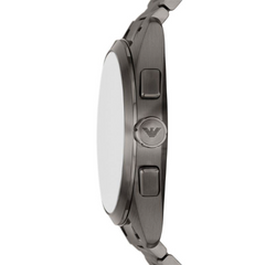 Emporio Armani Men’s Quartz Grey Stainless Steel Blue Dial 42mm Watch AR11481