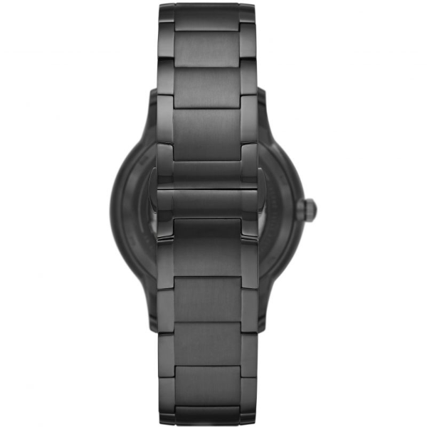 Emporio Armani Men’s Automatic Gunmetal Stainless Steel Blue Dial 43mm AR60056