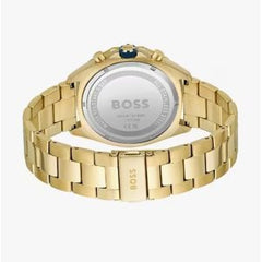 Hugo Boss Men’s Quartz Gold Stainless Steel Blue Dial 44mm Watch 1513973