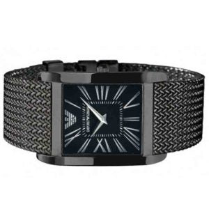 Emporio Armani Men’s Quartz Stainless Steel Black Dial 36mm Watch AR2028