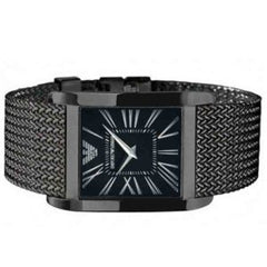 Emporio Armani Men’s Quartz Stainless Steel Black Dial 36mm Watch AR2028